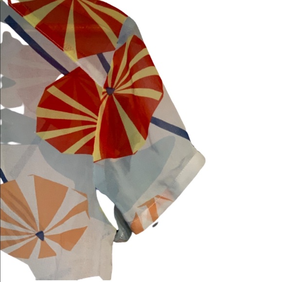 Quicksilver Sheer Blouse with Umbrella Print XS - Picture 4 of 6